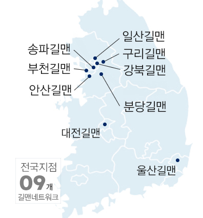 길맨지점안내